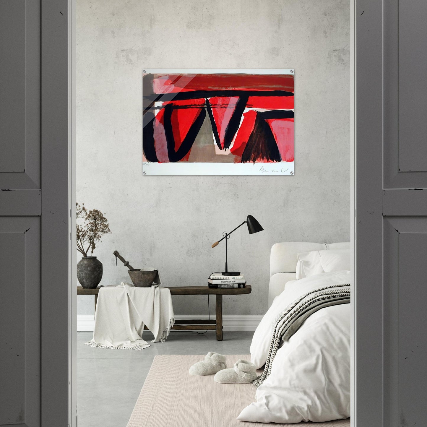 Braises - 1980 - Bram van Velde Acrylic Print - 70x100 cm / 28x40″ inches