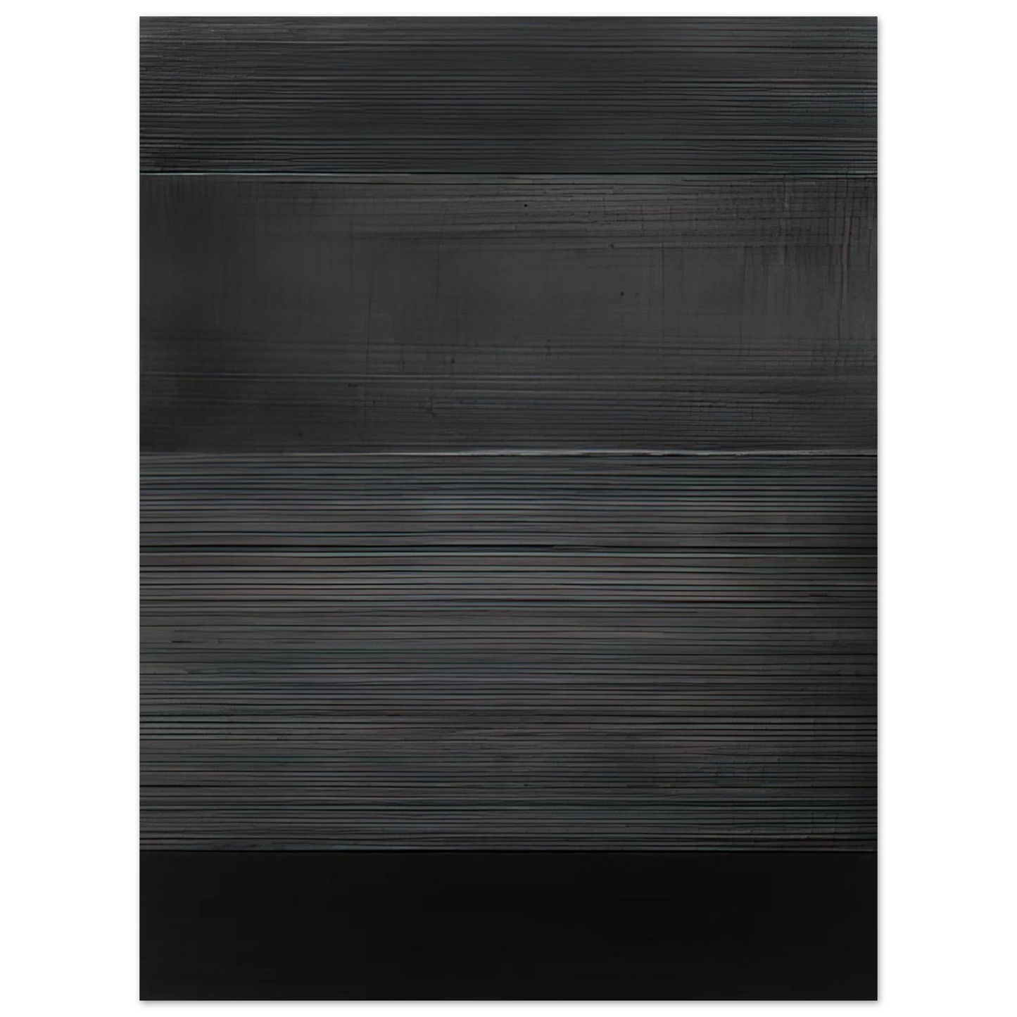 Pierre Soulages - Peinture 324 x 181 cm, 17 novembre 2008 - 2008  75x100 cm / 30x40inches Fine Art Poster