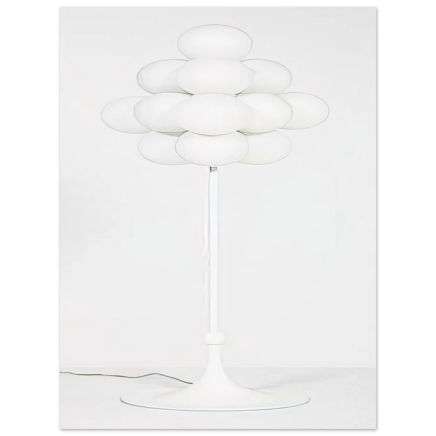 Max Bill - Floor Lamp - 1960  75x100 cm / 30x40inches Fine Art Poster