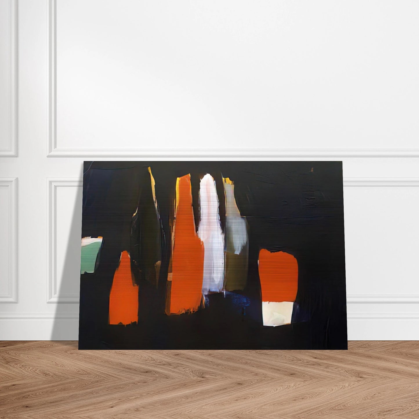 Bouteilles - Art Informel - Nicolas de Stael Brushed Aluminum Print - 70x100 cm / 28x40 inches | Nicolas de Stael Aluminum Print | Nicolas de Stael Prints