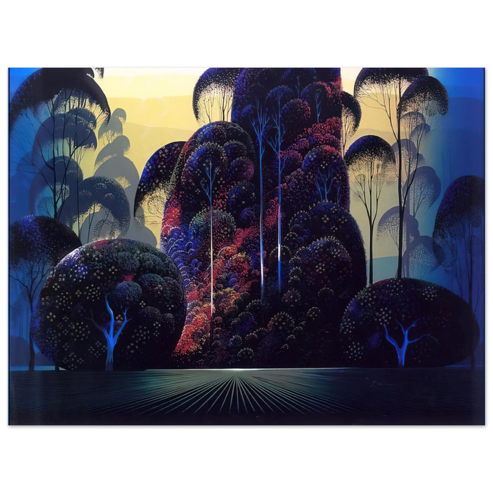 Eyvind Earle - Mendocino  75x100 cm / 30x40inches Fine Art Poster