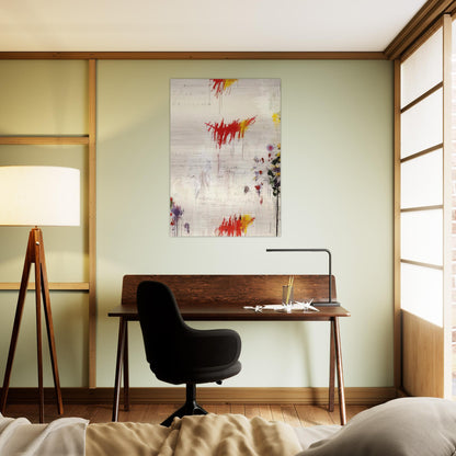 Quattro stagioni I. Primavera - Cy Twombly Brushed Aluminum Print - 70x100 cm / 28x40 inches | Cy Twombly Aluminum Print | Cy Twombly Prints