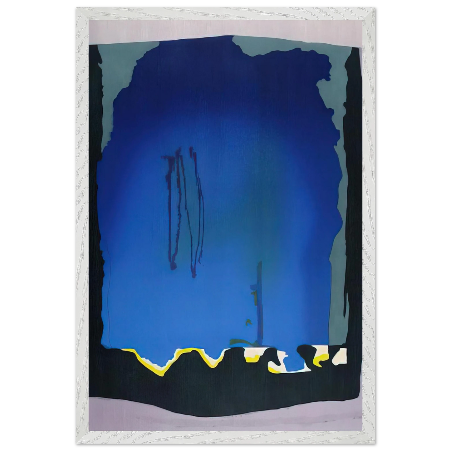 Helen Frankenthaler - Freefall - 1992 Wall art - 45x60 cm / 18x24 inches - Fine Art Poster-canvas - -