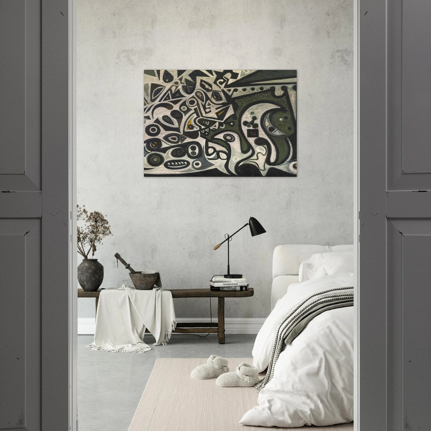 River Metamorphosis - 1939 - Richard Pousette-Dart Brushed Aluminum Print - 70x100 cm / 28x40 inches | Richard Pousette-Dart Aluminum Print | Richard Pousette-Dart Prints