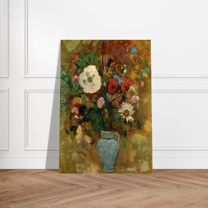 BOUQUET OF FLOWERS 1 - Odilon Redon Brushed Aluminum Print - 70x100 cm / 28x40 inches | Odilon Redon Aluminum Print | Odilon Redon Prints