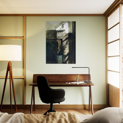 BIRD IN THE HOUSE - Andrew Wyeth Brushed Aluminum Print - 70x100 cm / 28x40 inches | Andrew Wyeth Aluminum Print | Andrew Wyeth Prints