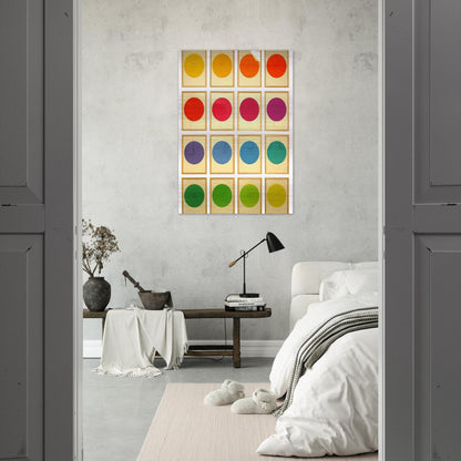 Constellations - 1974 - Max Bill Brushed Aluminum Print - 70x100 cm / 28x40 inches | Max Bill Aluminum Print | Max Bill Prints