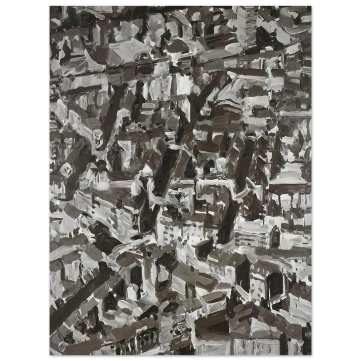 Gerhard Richter - TOWNSCAPE D 1968  75x100 cm / 30x40inches Fine Art Poster
