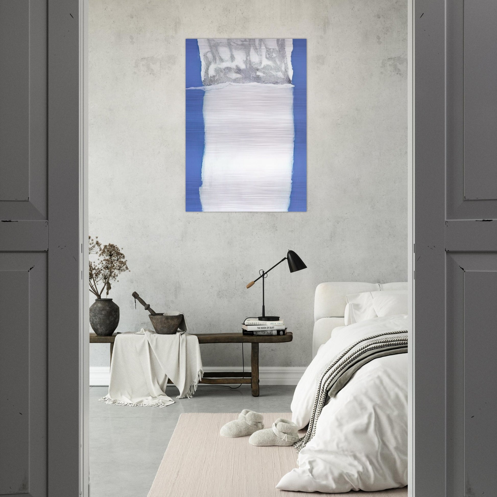 Morning 24c - 1979 - Theodoros Stamos Brushed Aluminum Print - 70x100 cm / 28x40 inches | Theodoros Stamos Aluminum Print | Theodoros Stamos Prints