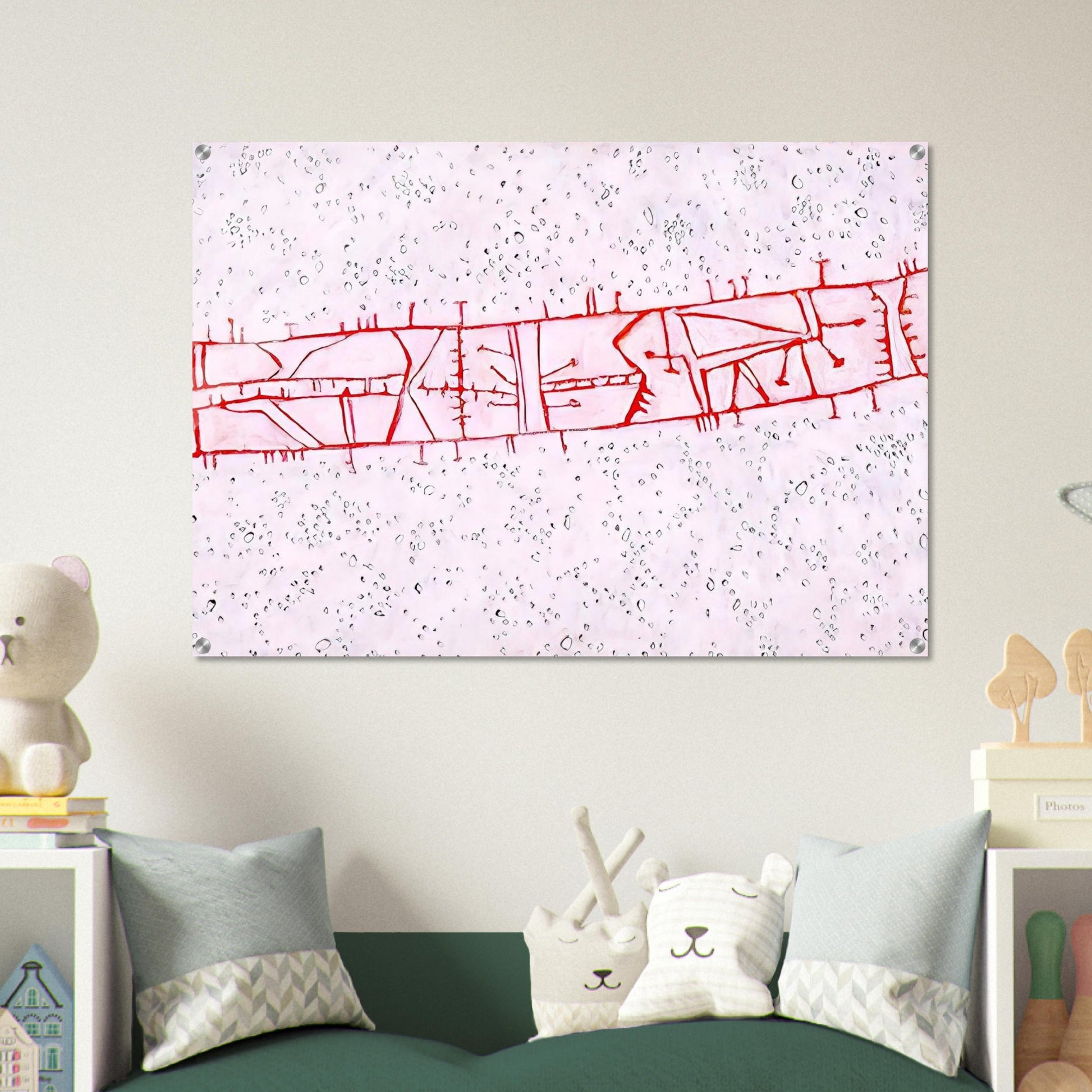 Bridge - 1952 - Gene Davis Acrylic Print - 70x100 cm / 28x40″ inches