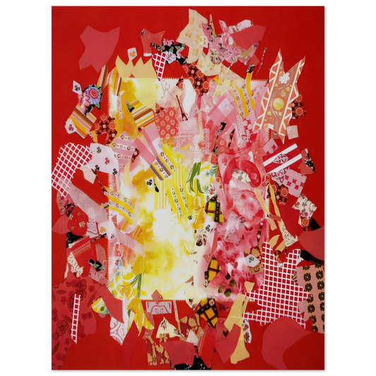 Miriam Schapiro - Explode - 1972  75x100 cm / 30x40inches Fine Art Poster