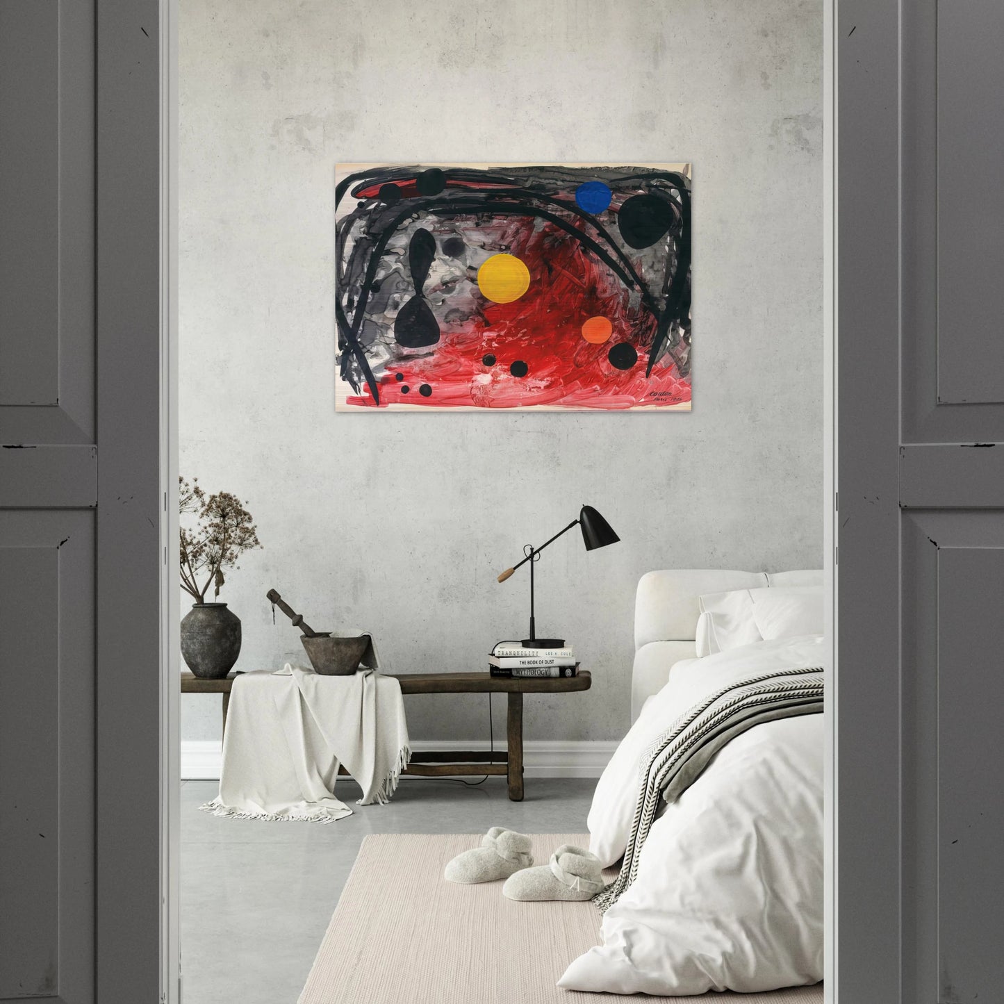 UNTITLED 1946 - Alexander Calder Brushed Aluminum Print - 70x100 cm / 28x40 inches | Alexander Calder Aluminum Print | Alexander Calder Prints