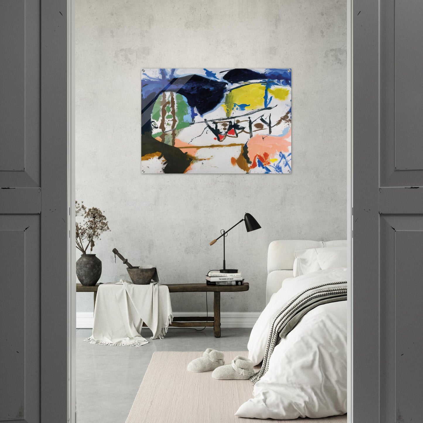 Acres - 1959 - Helen Frankenthaler Acrylic Print - 70x100 cm / 28x40″ inches | Helen Frankenthaler Wall Art | Helen Frankenthaler Prints