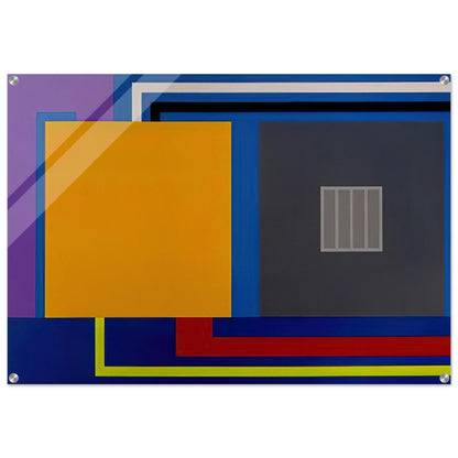 A Perfect World - 1993 - Peter Halley Acrylic Print - 70x100 cm / 28x40″ inches