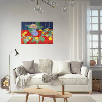 LEMONS AND SAXIFRAGES 1943 - Henri Matisse Brushed Aluminum Print - 70x100 cm / 28x40 inches | Henri Matisse Aluminum Print | Henri Matisse Prints