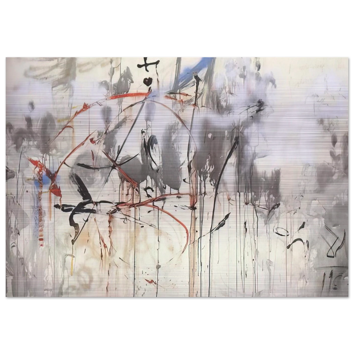 HOMAGE TO MEIRRONIER - Salvador Dali Brushed Aluminum Print - 70x100 cm / 28x40 inches | Salvador Dali Aluminum Print | Salvador Dali Prints