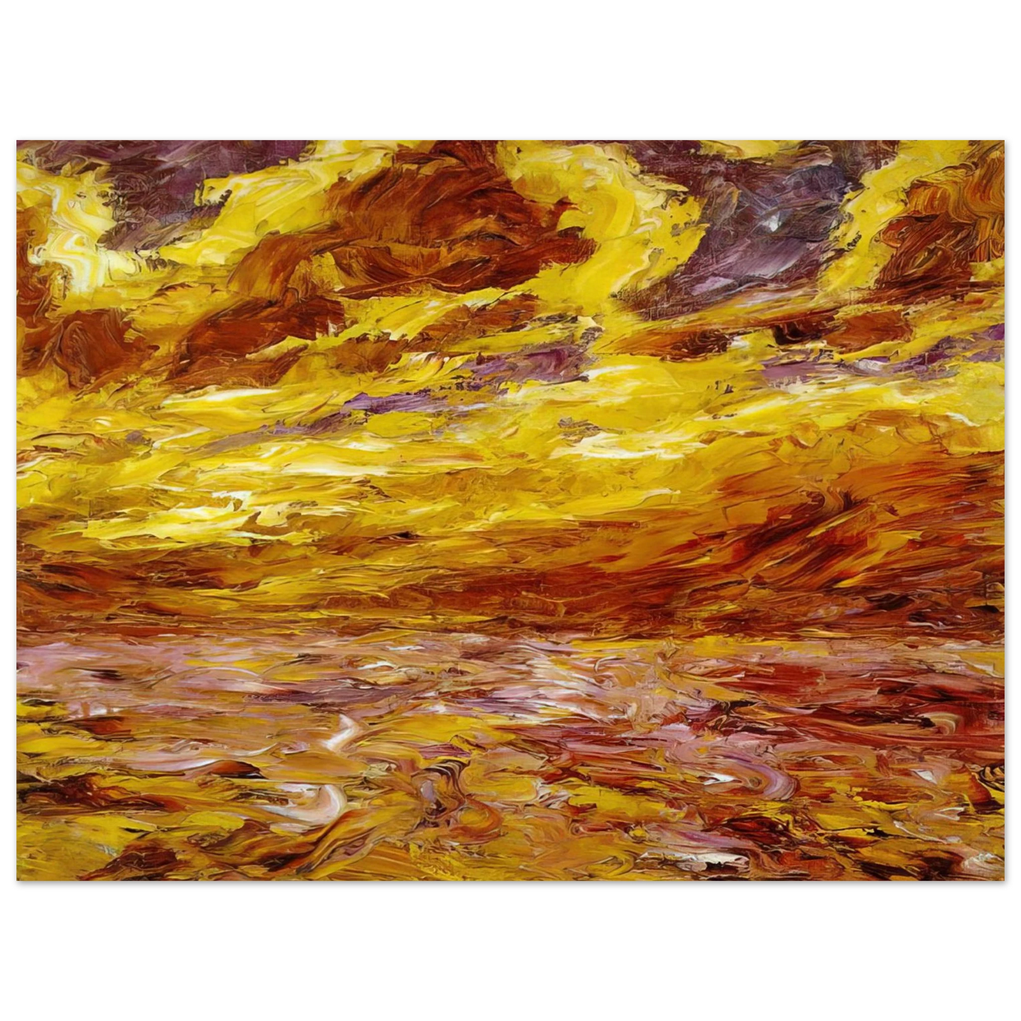 Emil Nolde - Autumn Sea VII  75x100 cm / 30x40inches Fine Art Poster