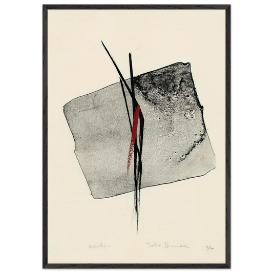 Maiden - 1985 - Toko Shinoda 70x100 cm / 28x40 inches Framed Art Print – Black Wooden Frame