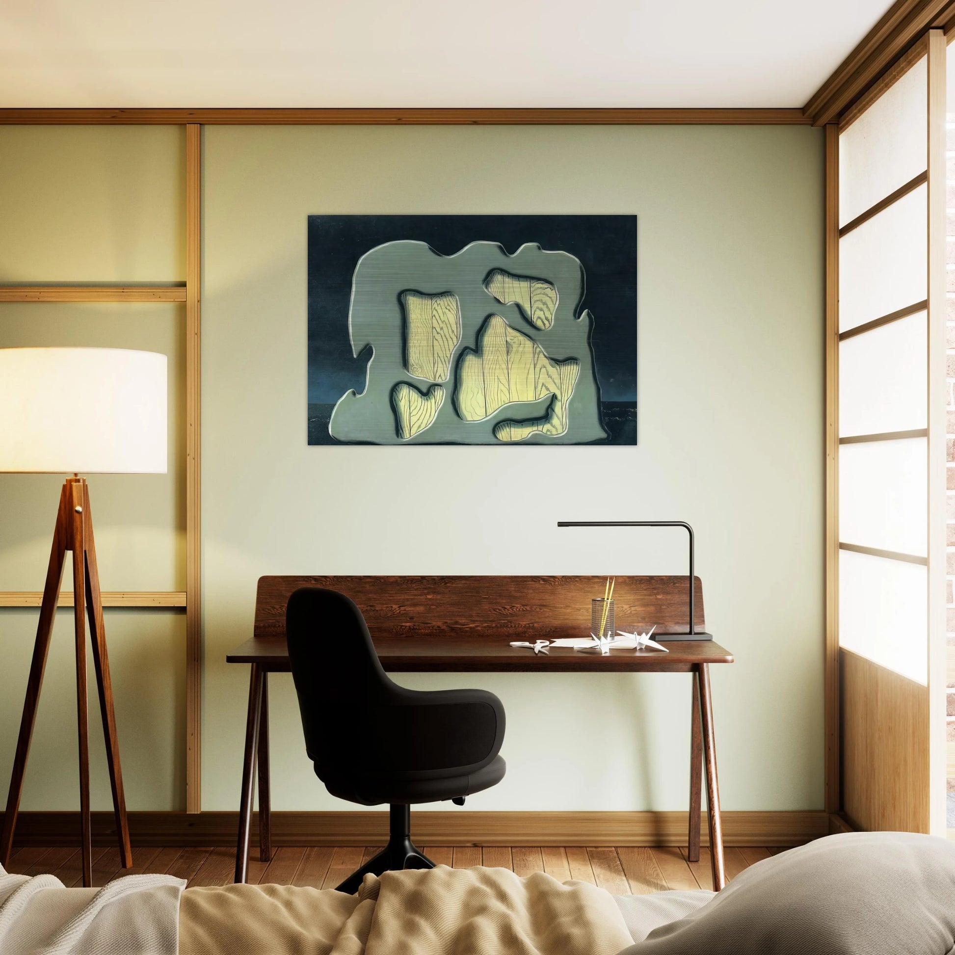 IMP OF THE PERVERSE 1927 - Rene Magritte Brushed Aluminum Print - 70x100 cm / 28x40 inches | Rene Magritte Aluminum Print | Rene Magritte Prints