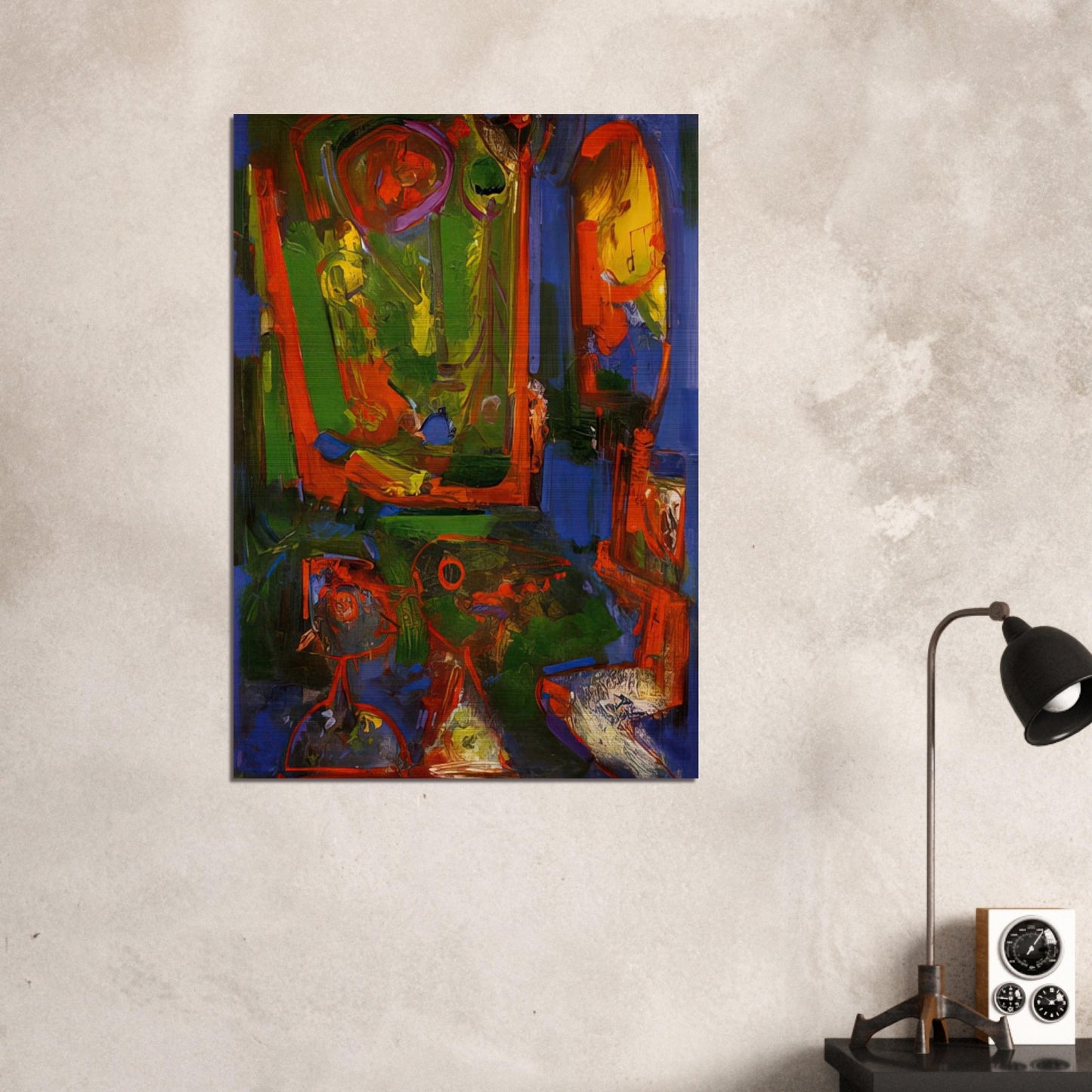 Asklepois - Hans Hofmann Brushed Aluminum Print - 70x100 cm / 28x40 inches | Hans Hofmann Aluminum Print | Hans Hofmann Prints