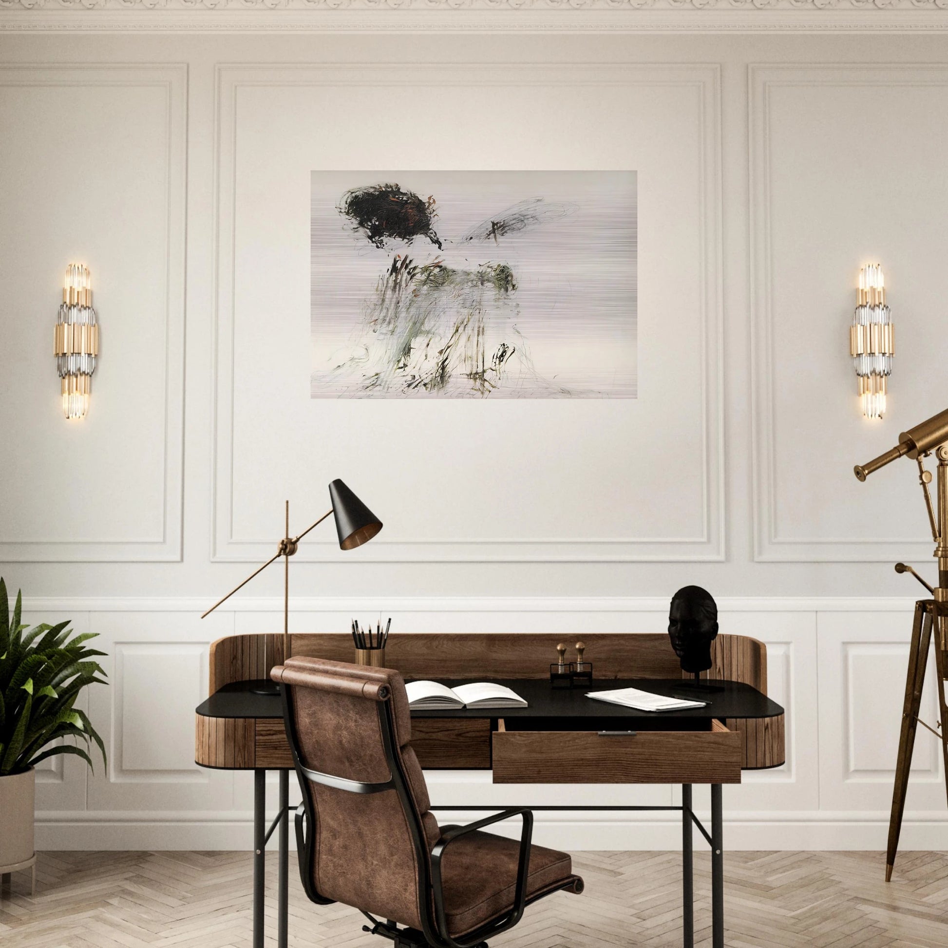 Ides of March - Cy Twombly Brushed Aluminum Print - 70x100 cm / 28x40 inches | Cy Twombly Aluminum Print | Cy Twombly Prints