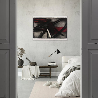 Etching No. 2 - 1952 - Pierre Soulages Brushed Aluminum Print - 70x100 cm / 28x40 inches | Pierre Soulages Aluminum Print | Pierre Soulages Prints