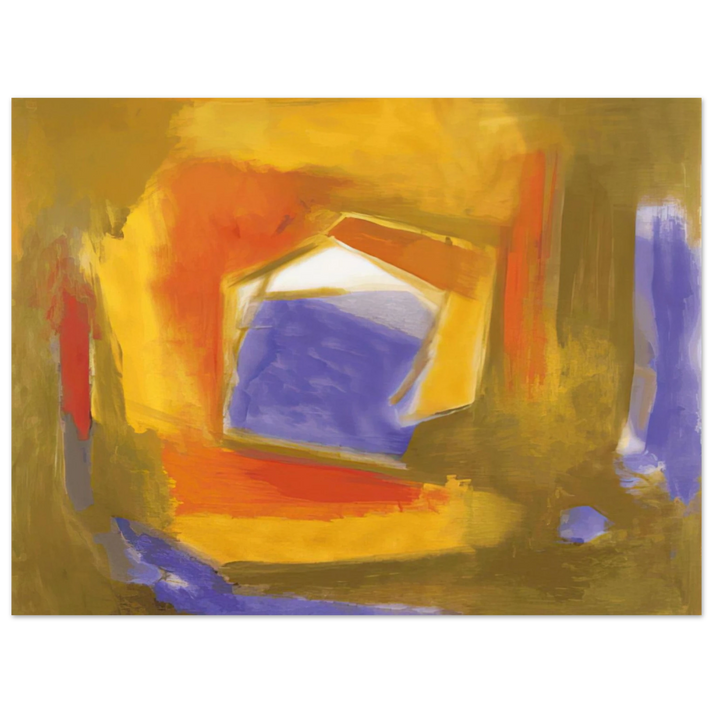 Esteban Vicente - UNTITLED 1990  75x100 cm / 30x40inches Fine Art Poster