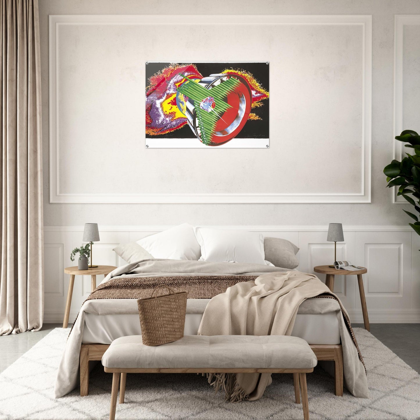 Space Dust - James Rosenquist Acrylic Print - 70x100 cm / 28x40″ inches