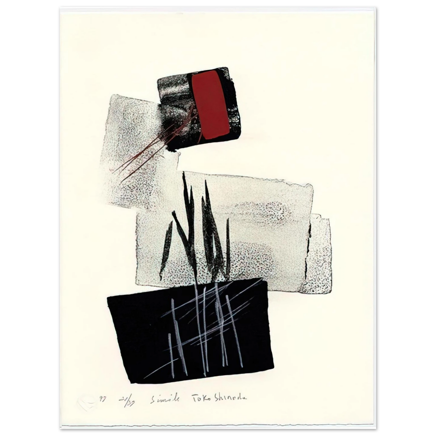 Toko Shinoda - Simile - 1997  75x100 cm / 30x40inches Fine Art Poster