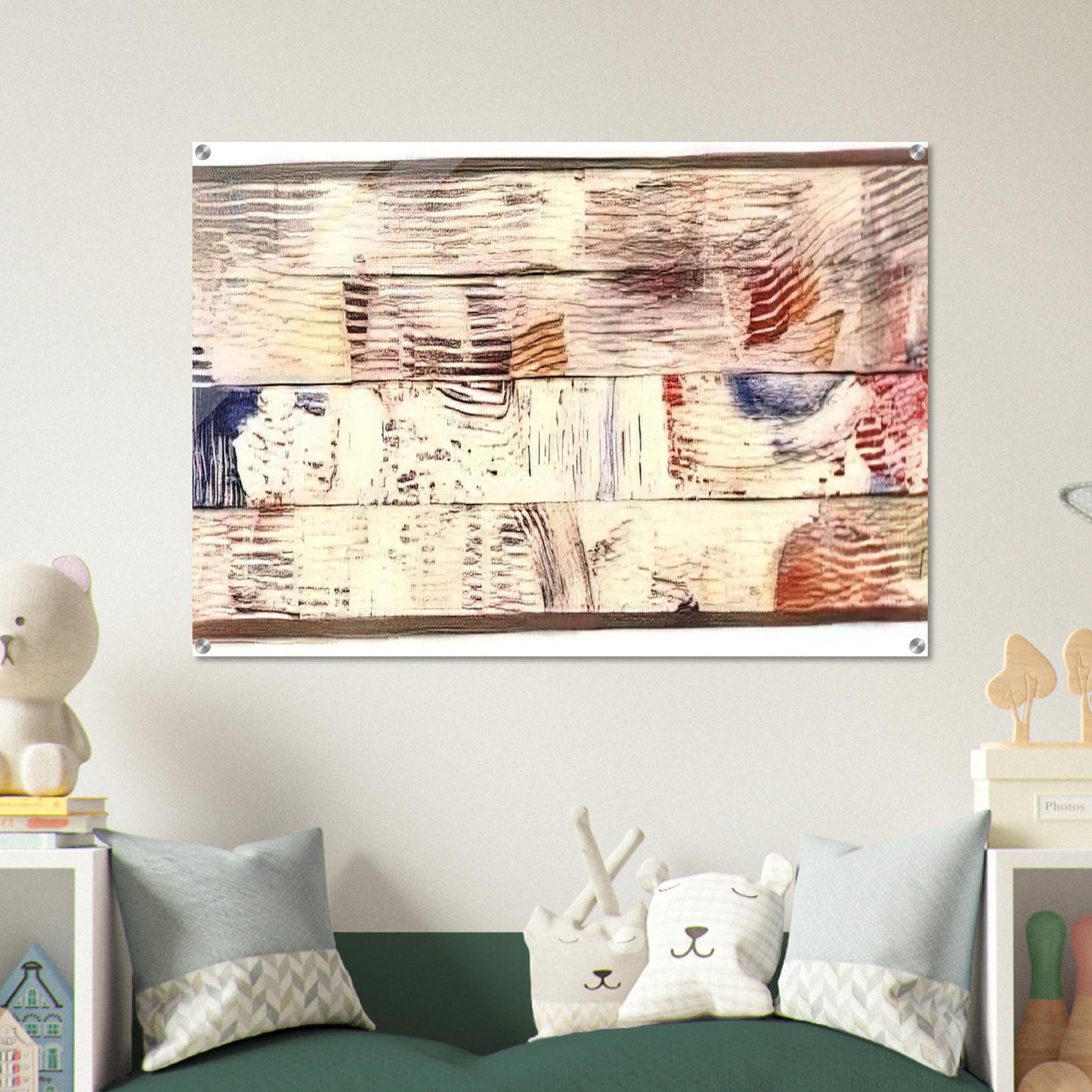 Water Surface - Sam Gilliam Acrylic Print - 70x100 cm / 28x40″ inches | Sam Gilliam Wall Art | Sam Gilliam Prints