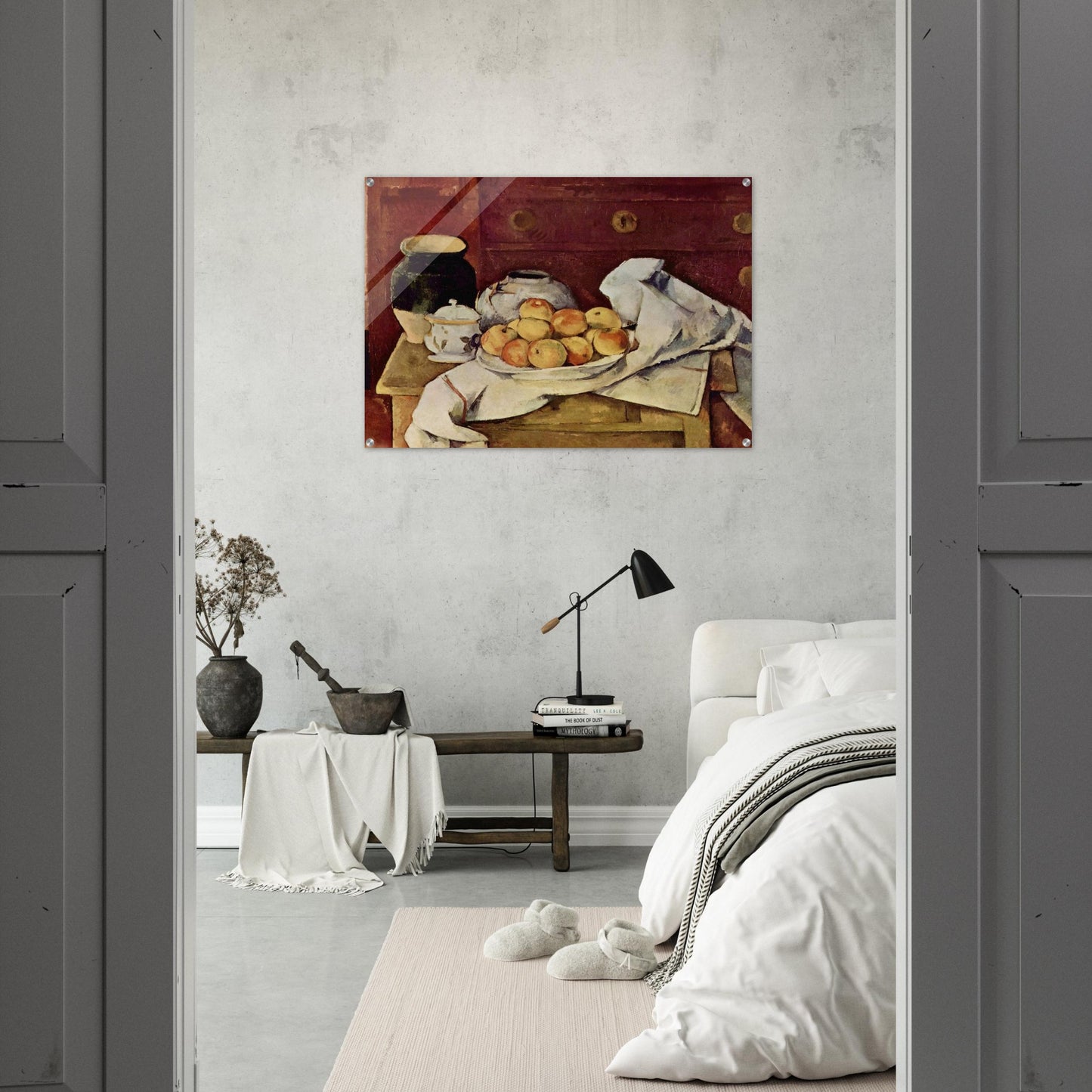 Still Life with a Chest of Drawers - Paul Cézanne Acrylic Print - 70x100 cm / 28x40″ inches | Paul Cézanne Wall Art | Paul Cézanne Prints