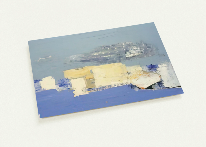 Paysage méditerranéen - Art Informel By Nicolas de Stael Pack of 10 Post Cards | Nicolas de Stael Post Cards | A6 (10.5 x 14.8 cm) - 4.1 x 5.8 inches
