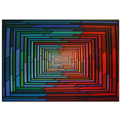 No – Stop - 1996 - Piero Dorazio Brushed Aluminum Print - 70x100 cm / 28x40 inches | Piero Dorazio Aluminum Print | Piero Dorazio Prints