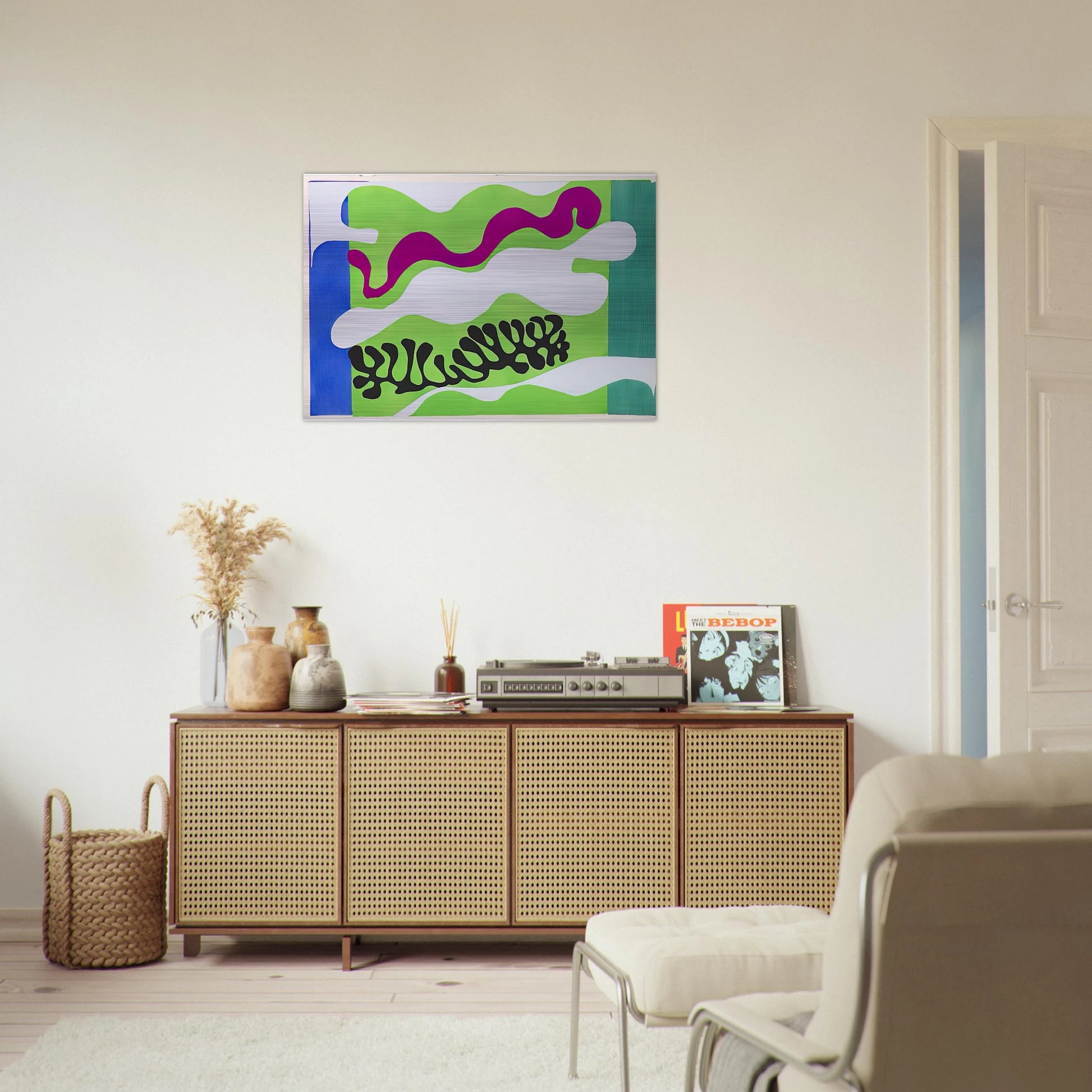THE LAGOON 1947 - Henri Matisse Brushed Aluminum Print - 70x100 cm / 28x40 inches | Henri Matisse Aluminum Print | Henri Matisse Prints