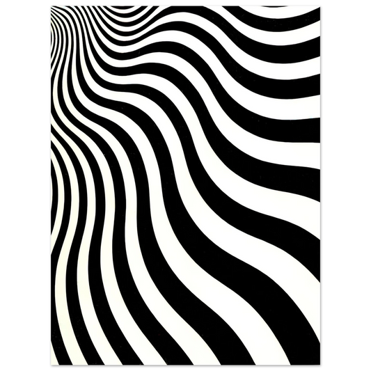 Bridget Riley - INTAKE 1964  75x100 cm / 30x40inches Fine Art Poster