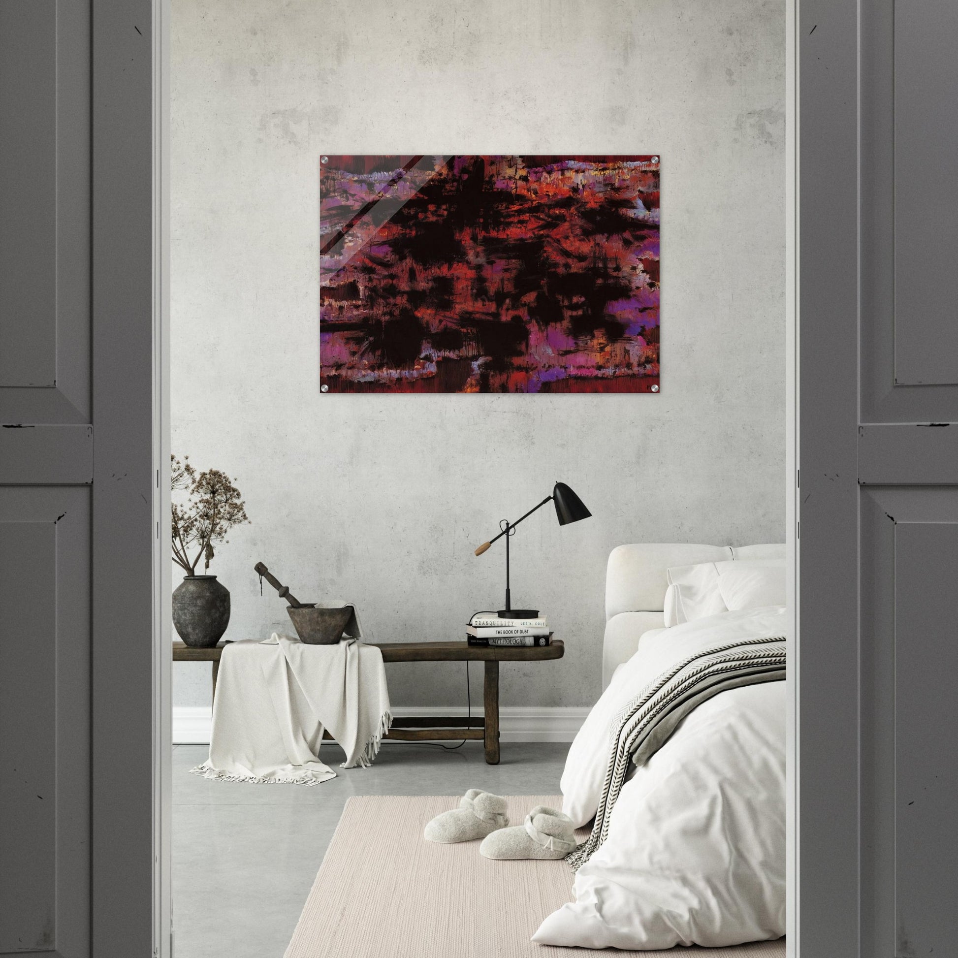 Pour la mère d'un condamné à mort - 1975 - Alfred Manessier Acrylic Print - 70x100 cm / 28x40″ inches