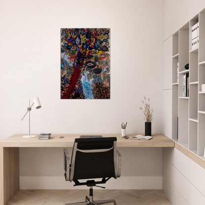 The Tree of Paradise - Seraphine Louis Brushed Aluminum Print - 70x100 cm / 28x40 inches | Seraphine Louis Aluminum Print | Seraphine Louis Prints