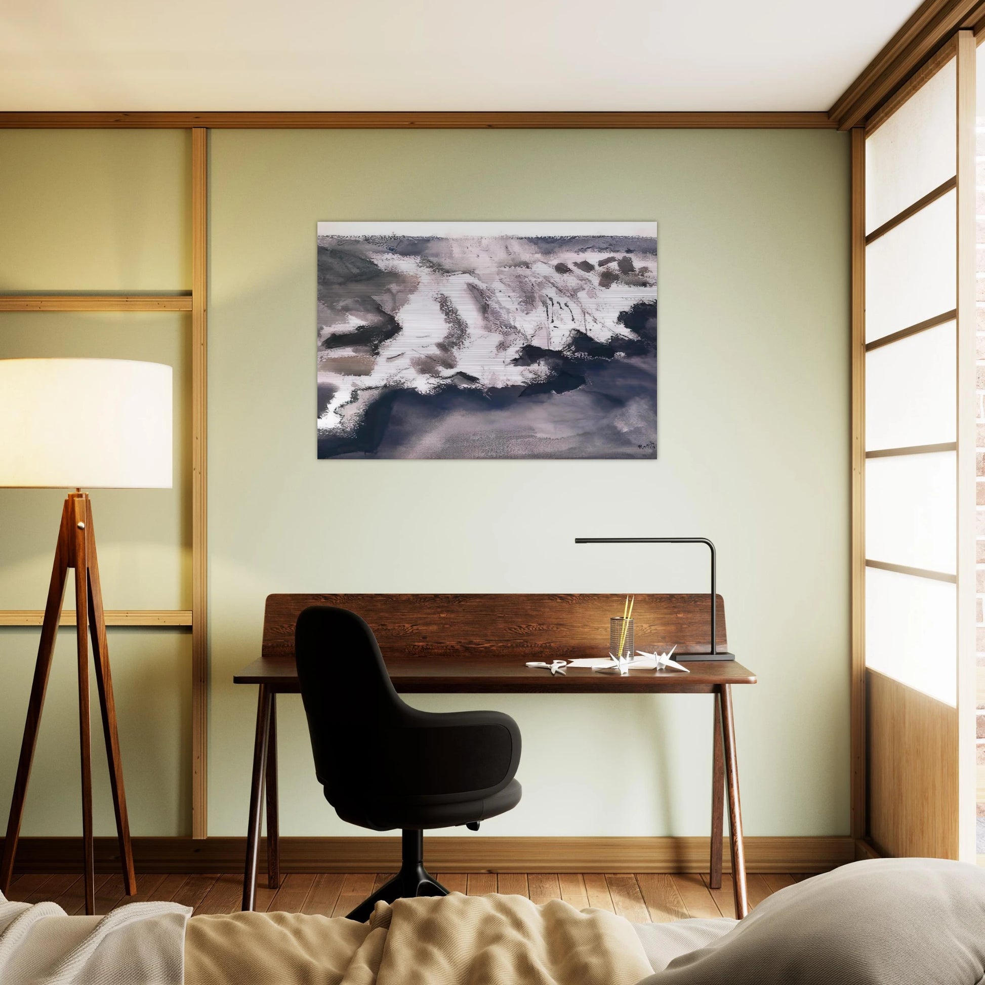 Off York Island - 1922 - John Marin Brushed Aluminum Print - 70x100 cm / 28x40 inches | John Marin Aluminum Print | John Marin Prints