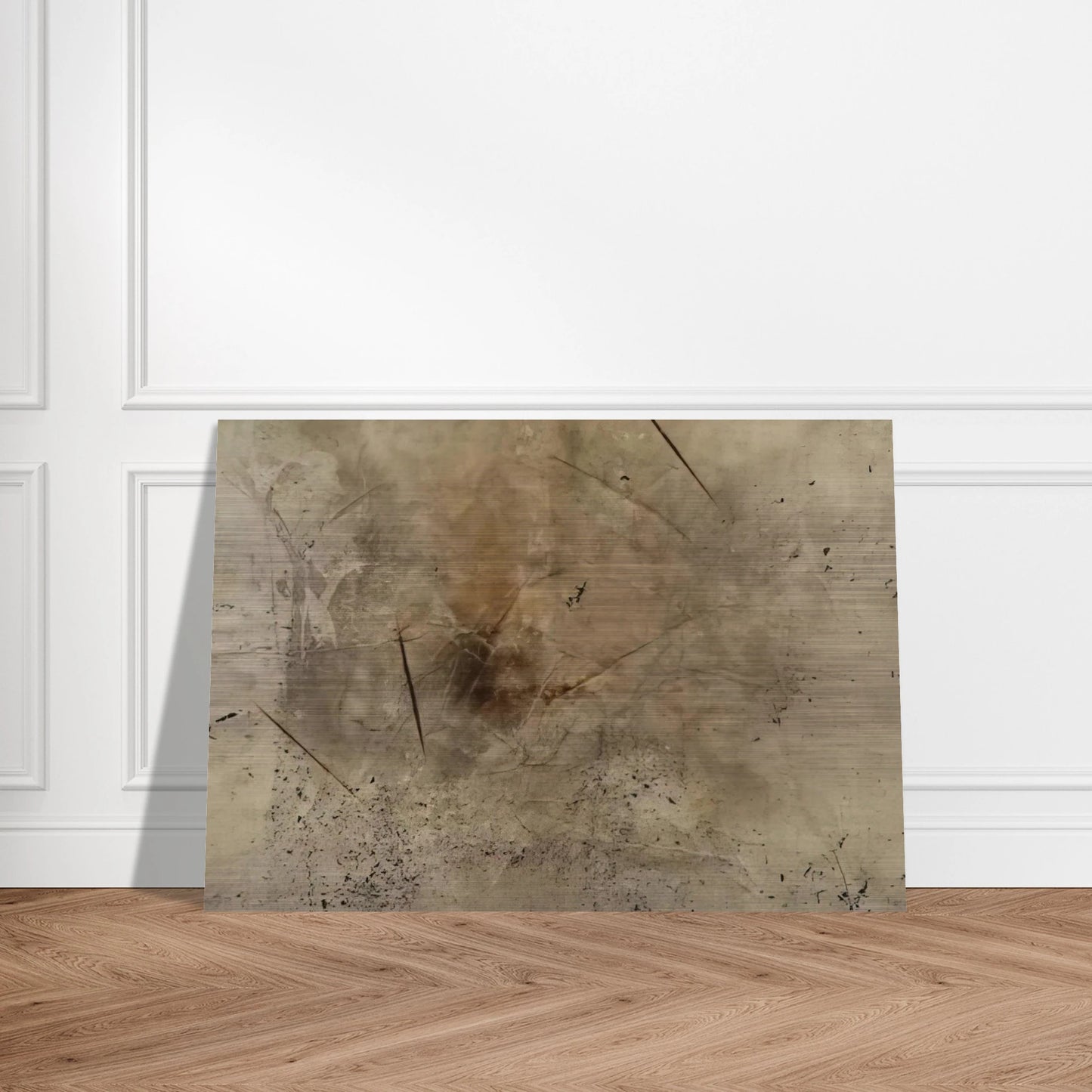 Variations III #29 - Abstract Expressionism - John Cage Brushed Aluminum Print - 70x100 cm / 28x40 inches | John Cage Aluminum Print | John Cage Prints