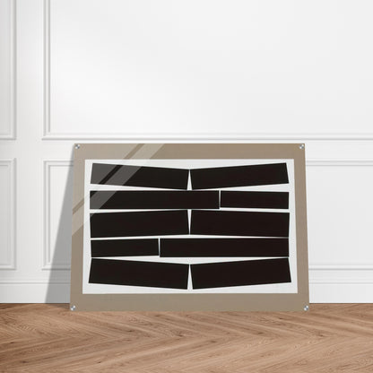 Metaesquema Dois brancos - 1958 - Helio Oiticica Acrylic Print - 70x100 cm / 28x40″ inches