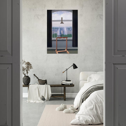 WHERE EUCLIDE WALKED 1955 - Rene Magritte Brushed Aluminum Print - 70x100 cm / 28x40 inches | Rene Magritte Aluminum Print | Rene Magritte Prints