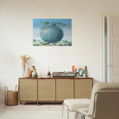 THE GREAT TABLE 1963 - Rene Magritte Brushed Aluminum Print - 70x100 cm / 28x40 inches | Rene Magritte Aluminum Print | Rene Magritte Prints
