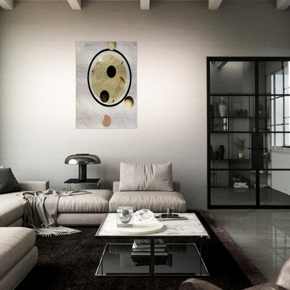 Space Modulator Experiment, Aluminum 5 - Laszlo Moholy-Nagy Brushed Aluminum Print - 70x100 cm / 28x40 inches | Laszlo Moholy-Nagy Aluminum Print | Laszlo Moholy-Nagy Prints
