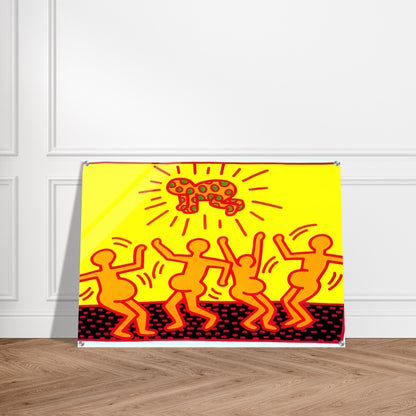 UNTITLED 1983 1 - Keith Haring Acrylic Print - 70x100 cm / 28x40″ inches