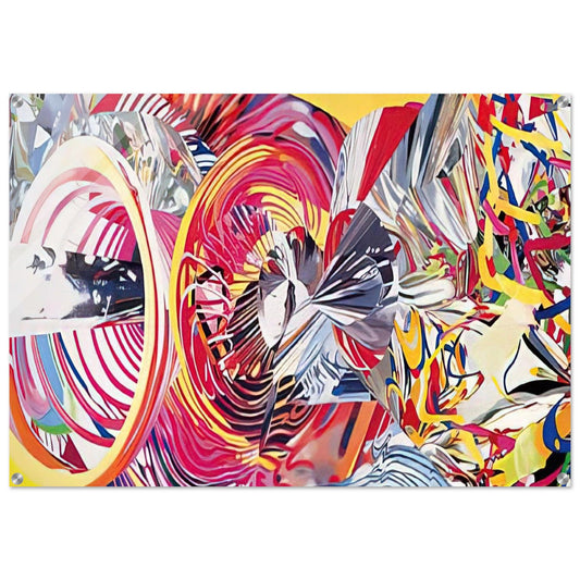Stowaway Peers Out at the Speed of Light - James Rosenquist Acrylic Print - 70x100 cm / 28x40″ inches