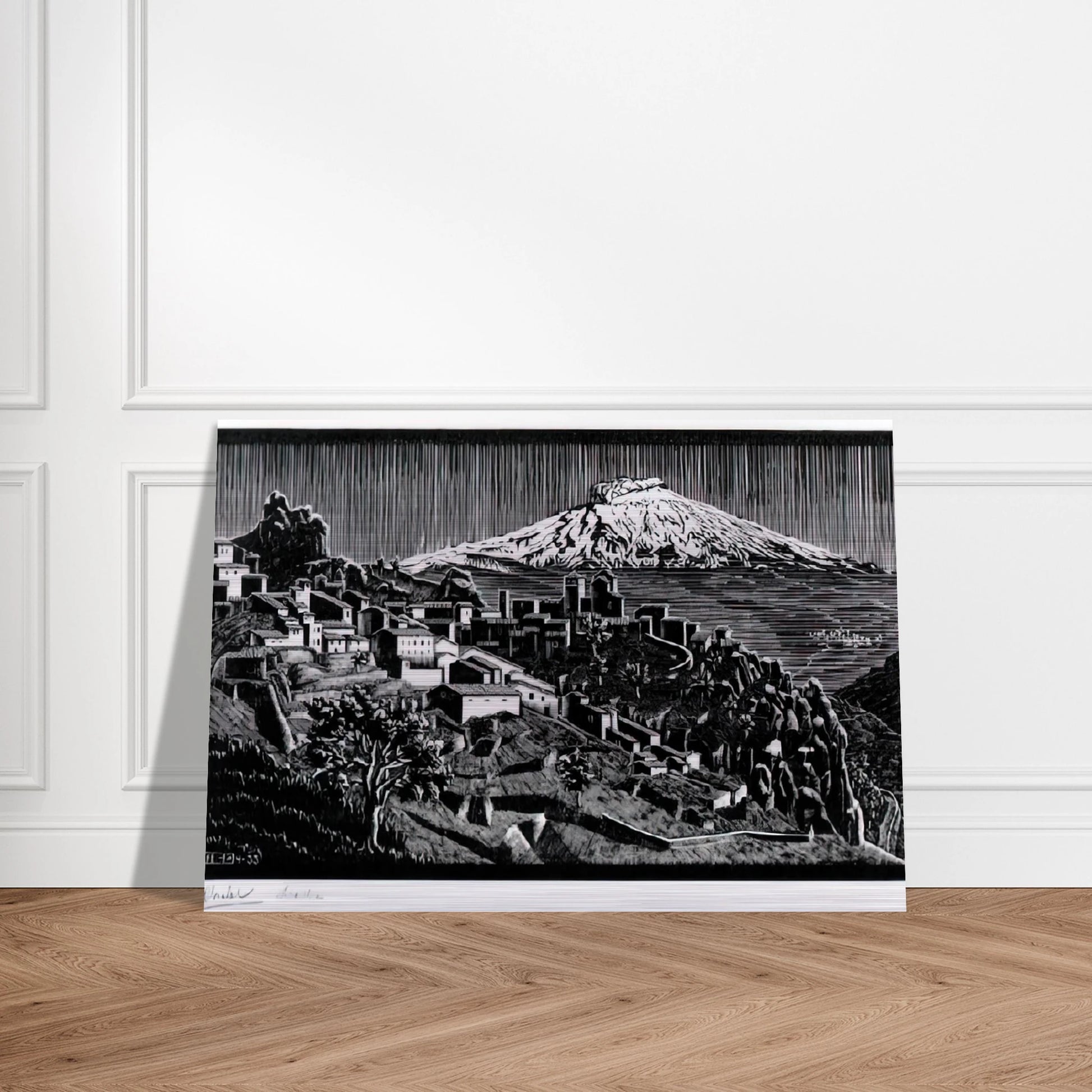 ESCHER (17) - MC Escher Brushed Aluminum Print - 70x100 cm / 28x40 inches | MC Escher Aluminum Print | MC Escher Prints