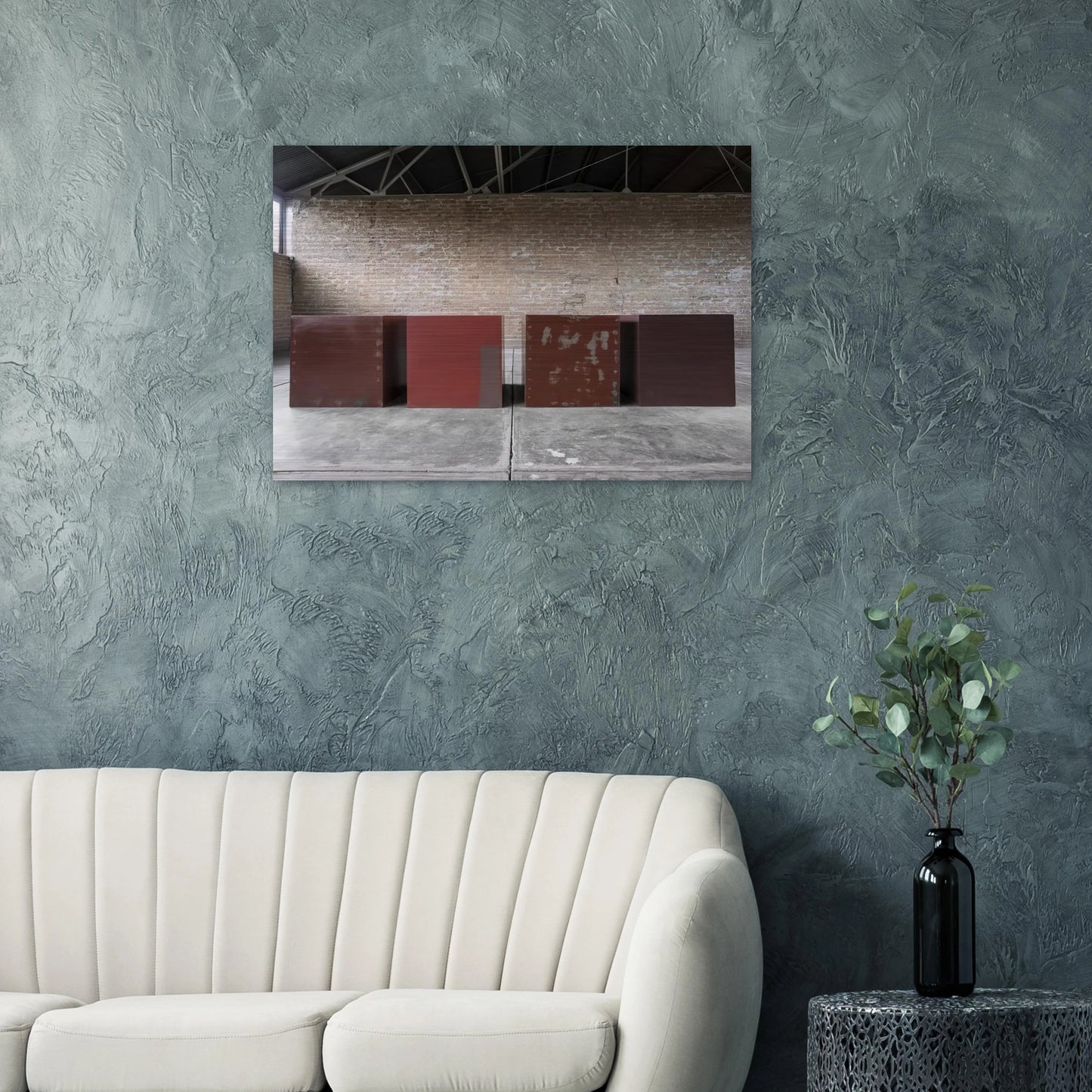 Untitled Repair Tests - 1966 - Donald Judd Brushed Aluminum Print - 70x100 cm / 28x40 inches | Donald Judd Aluminum Print | Donald Judd Prints
