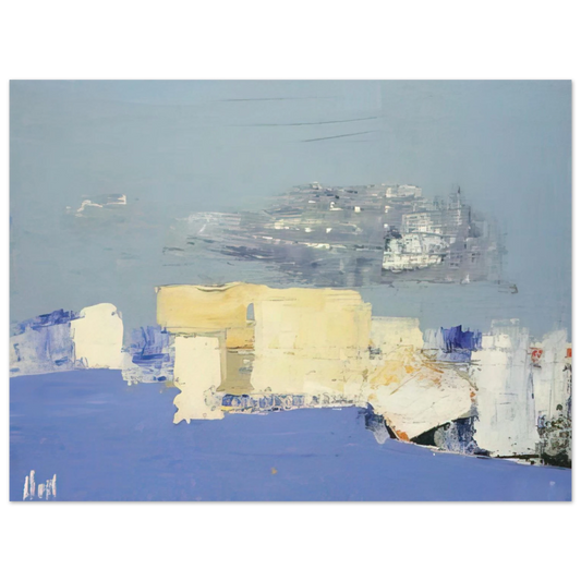 Nicolas de Stael - Paysage mÃƒÂ©diterranÃƒÂ©en - Art Informel Fine Art Poster