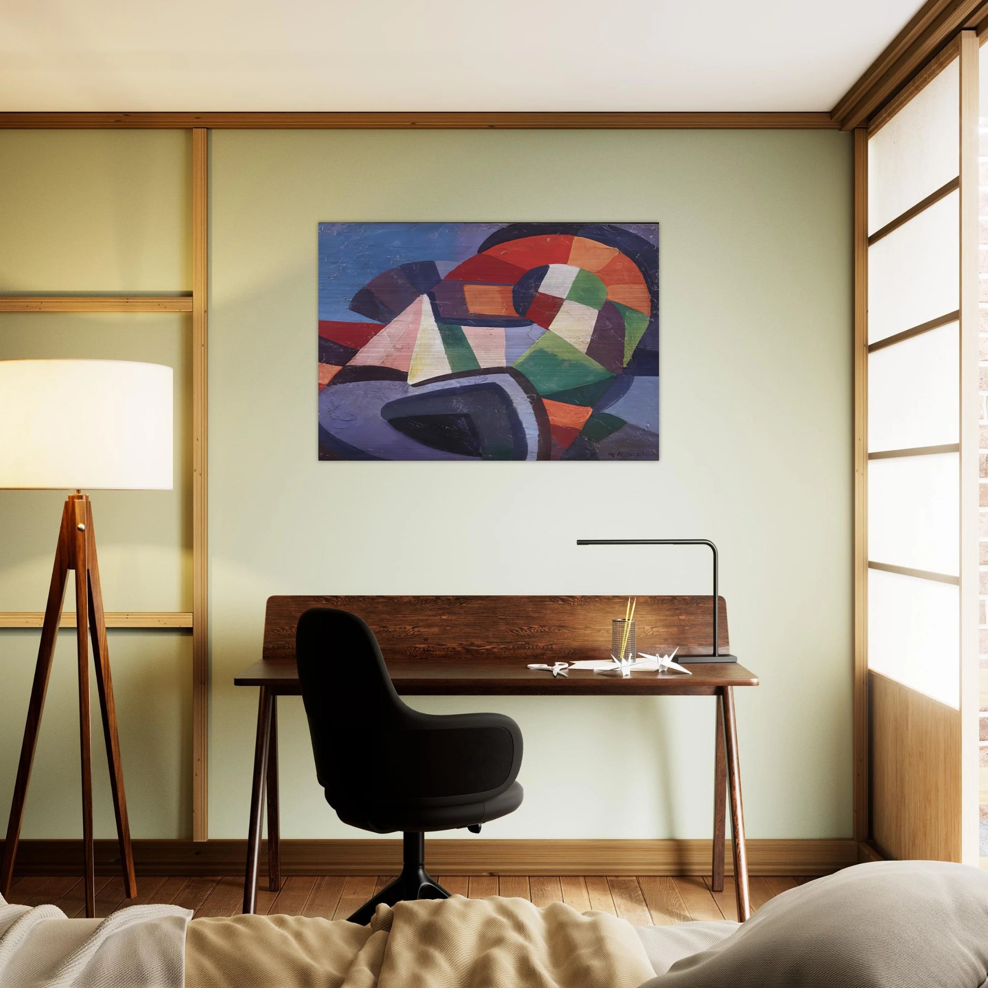 Synchromy - 1915 - Morgan Russell Brushed Aluminum Print - 70x100 cm / 28x40 inches | Morgan Russell Aluminum Print | Morgan Russell Prints