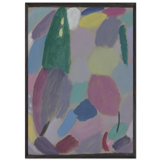 VARIATION TR UMEREI 1916 - Alexej von Jawlensky 70x100 cm / 28x40 inches Framed Art Print – Black Wooden Frame